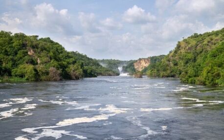 Murchison Falls, pendant un voyage à l'ouest de l'Ouganda