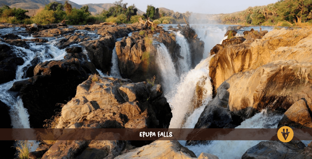 Chutes d'Epupa dans la région du Kunene