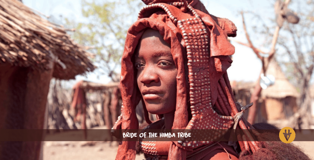 Mariée Himba en tenue traditionnelle