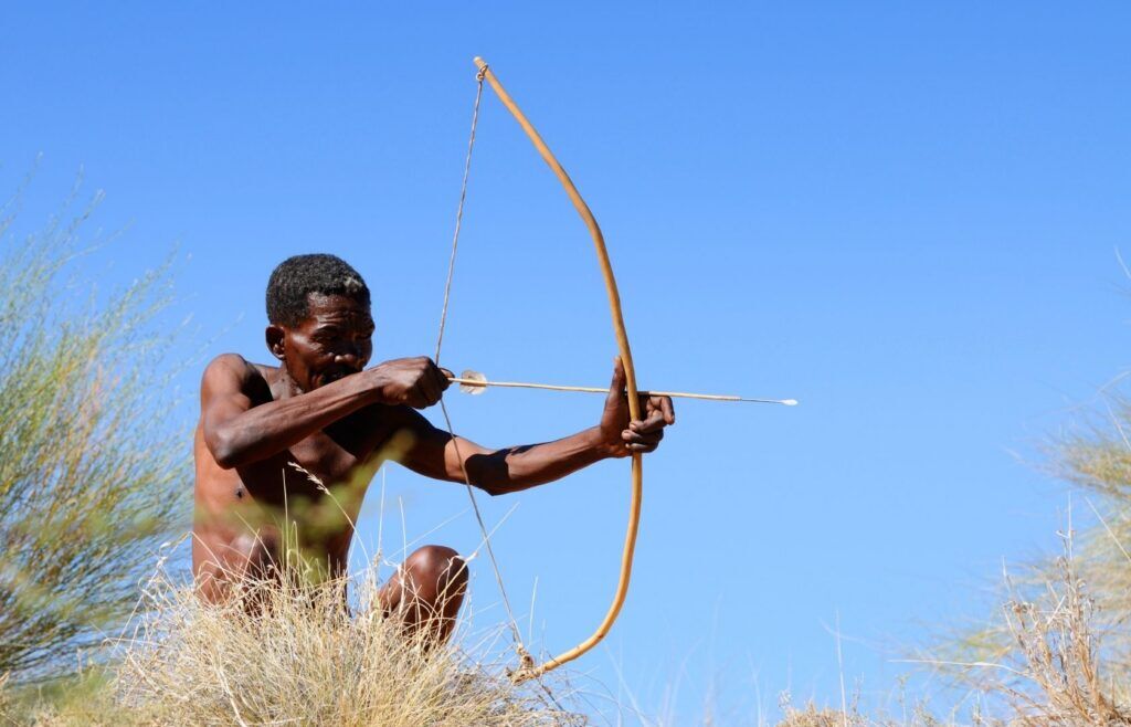 San Bushman hunting