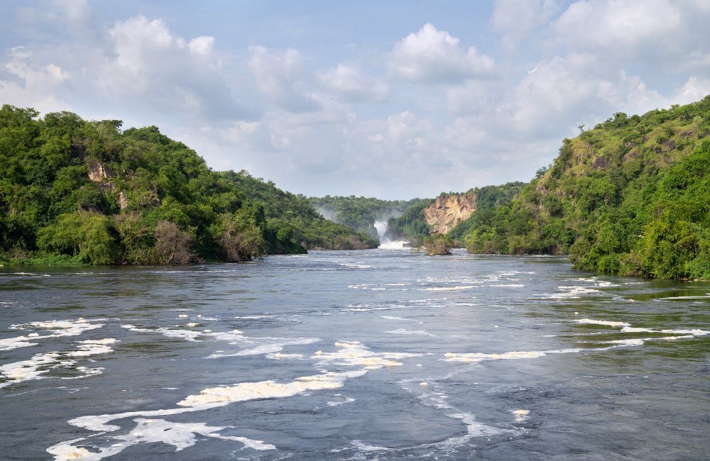 Murchison Falls, pendant un voyage à l'ouest de l'Ouganda