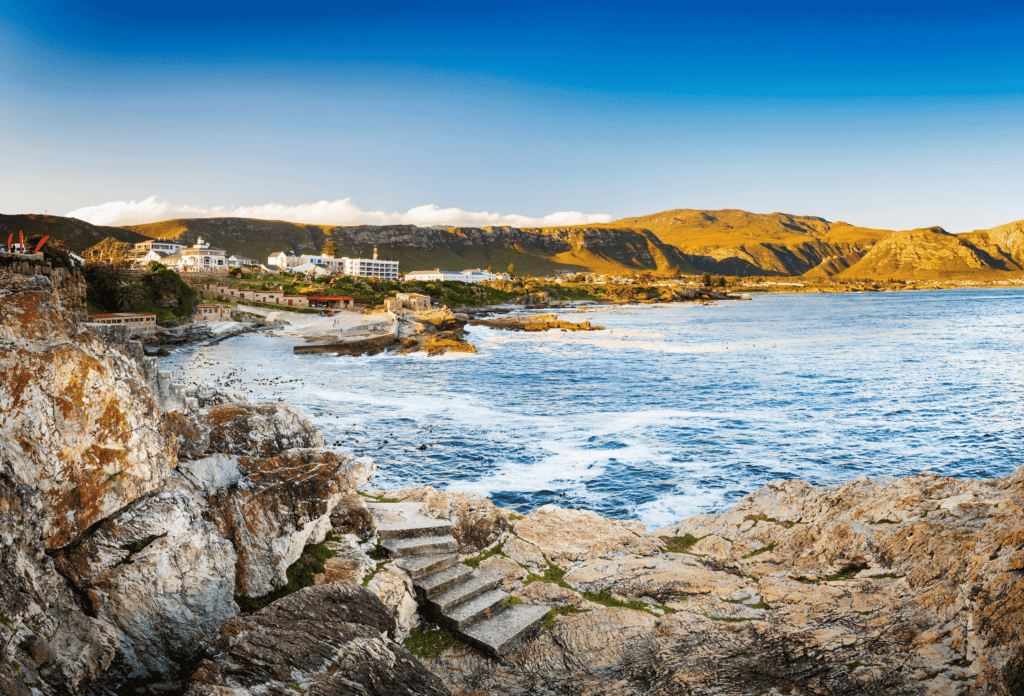 Plage de Grotto à Hermanus, Afrique du Sud
