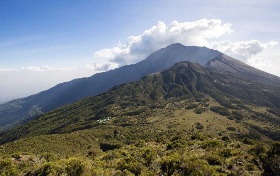 mount meru in Arusha national park