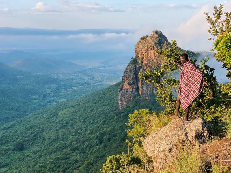 Randonnée sur le mont Moroto